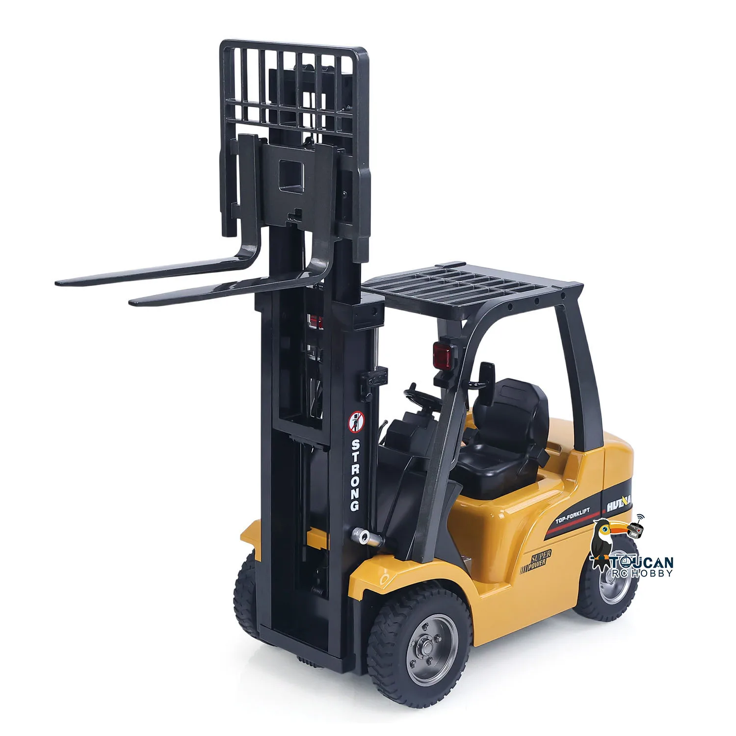 US SALE 1/14 HIUNA 1577 14CH RC Electric Lifting Forklift RTR Remote Control Construction Vehicle Light Sound System USB Charging Cable