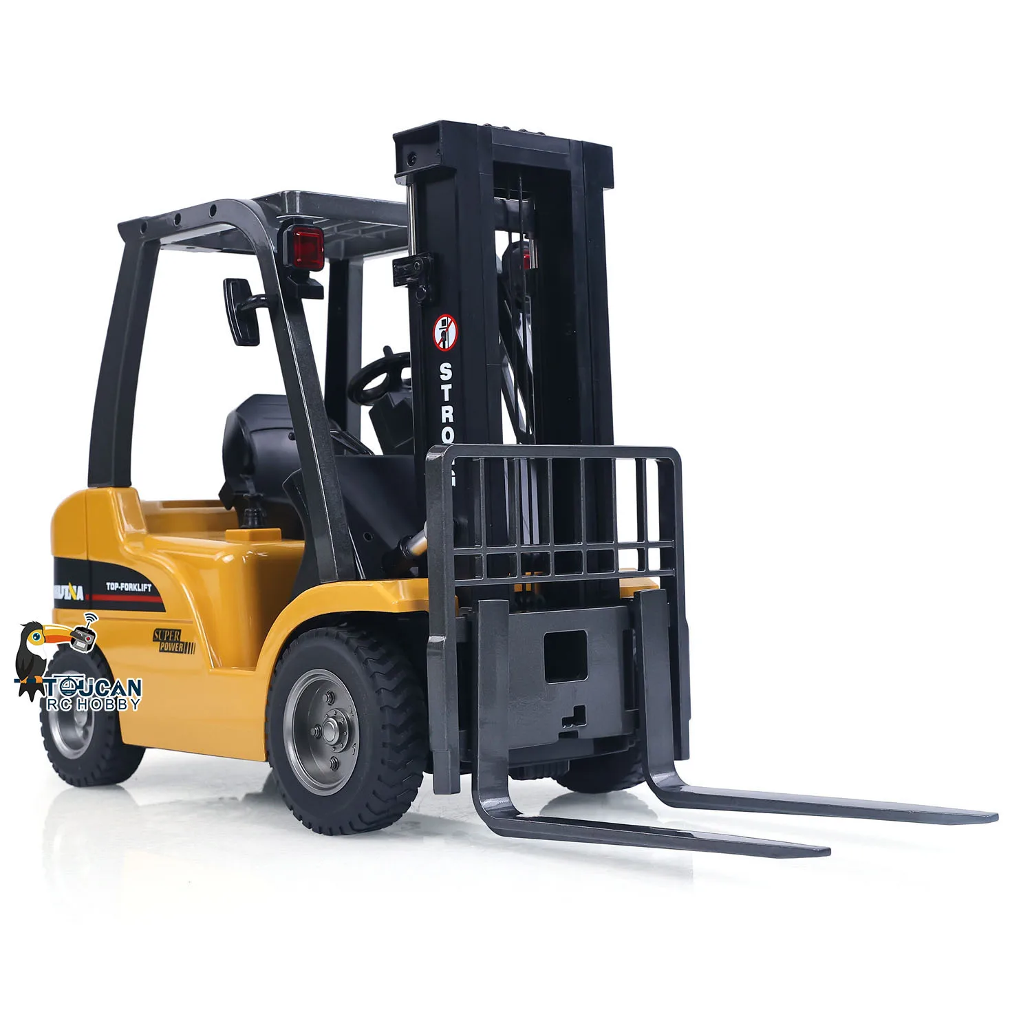 US SALE 1/14 HIUNA 1577 14CH RC Electric Lifting Forklift RTR Remote Control Construction Vehicle Light Sound System USB Charging Cable