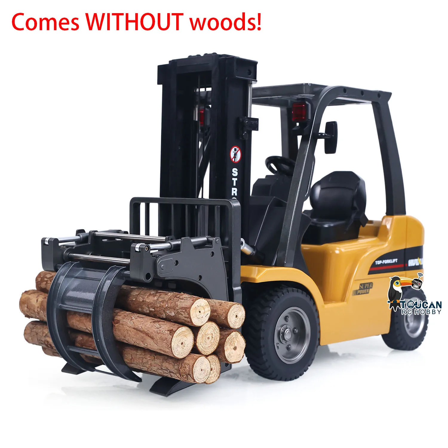 US SALE 1/14 HIUNA 1577 14CH RC Electric Lifting Forklift RTR Remote Control Construction Vehicle Light Sound System USB Charging Cable