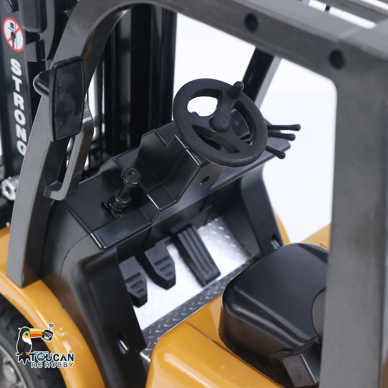 US SALE 1/14 HIUNA 1577 14CH RC Electric Lifting Forklift RTR Remote Control Construction Vehicle Light Sound System USB Charging Cable