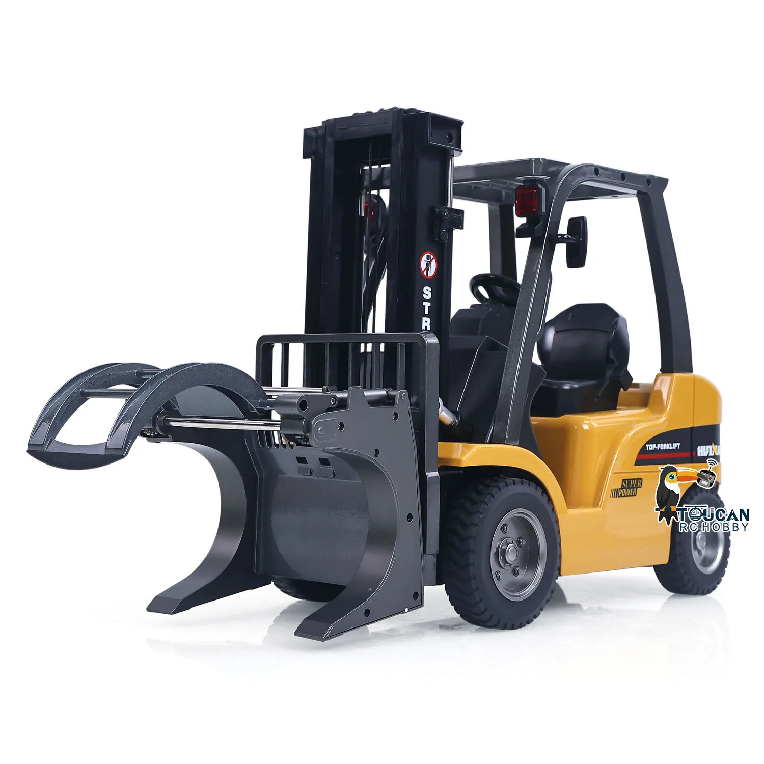US SALE 1/14 HIUNA 1577 14CH RC Electric Lifting Forklift RTR Remote Control Construction Vehicle Light Sound System USB Charging Cable