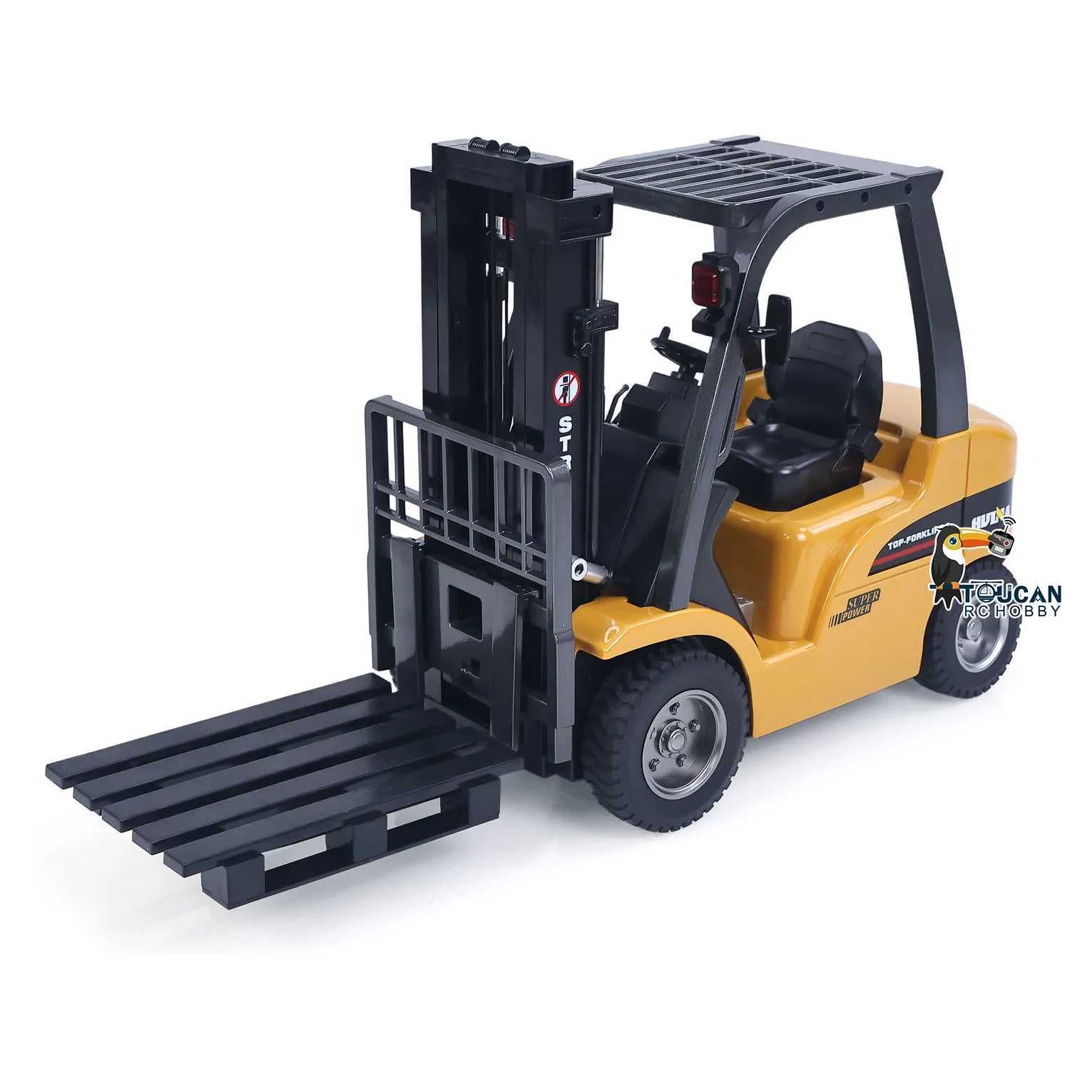 US SALE 1/14 HIUNA 1577 14CH RC Electric Lifting Forklift RTR Remote Control Construction Vehicle Light Sound System USB Charging Cable