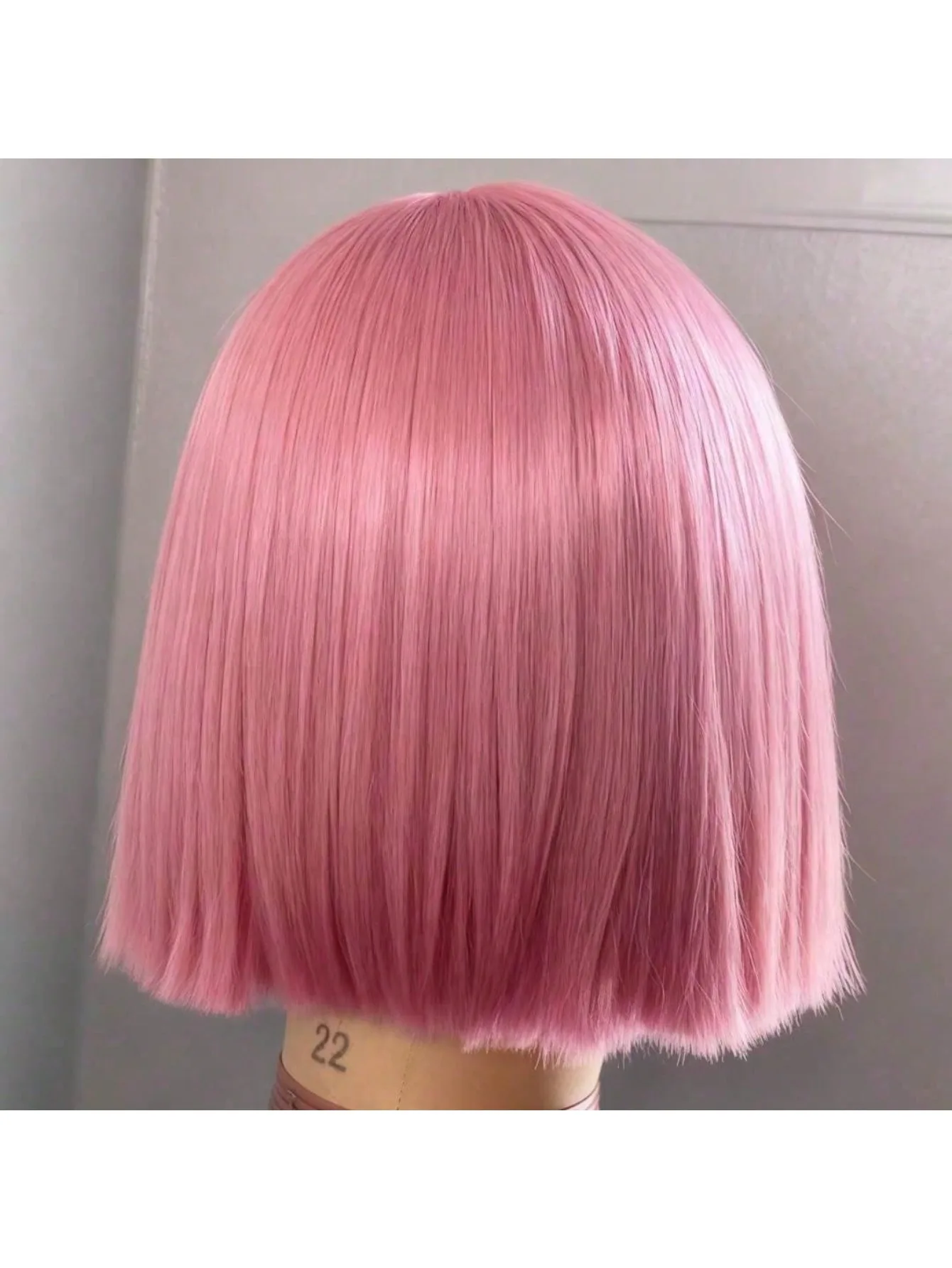 200 Density Pink Bob Lace Front Wigs Human Hair Wigs For Women 13X4 HD Transparent Straight Lace Front Wigs Human Hair Bob Wig Pre Plucked Glueless With Baby Hair Bleached Knots Brazilian Pink Colored Short Bone Straight