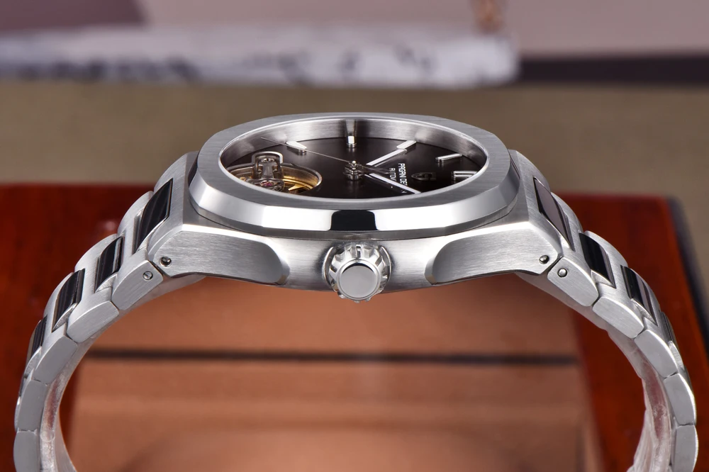2026 New PAGANI DESIGN Tourbillon Men's Mechanical Watches Gold Luxury Automatic Watch For Men AR Sapphire Waterproof Luminous Hollow Stainless Steel Man Clock