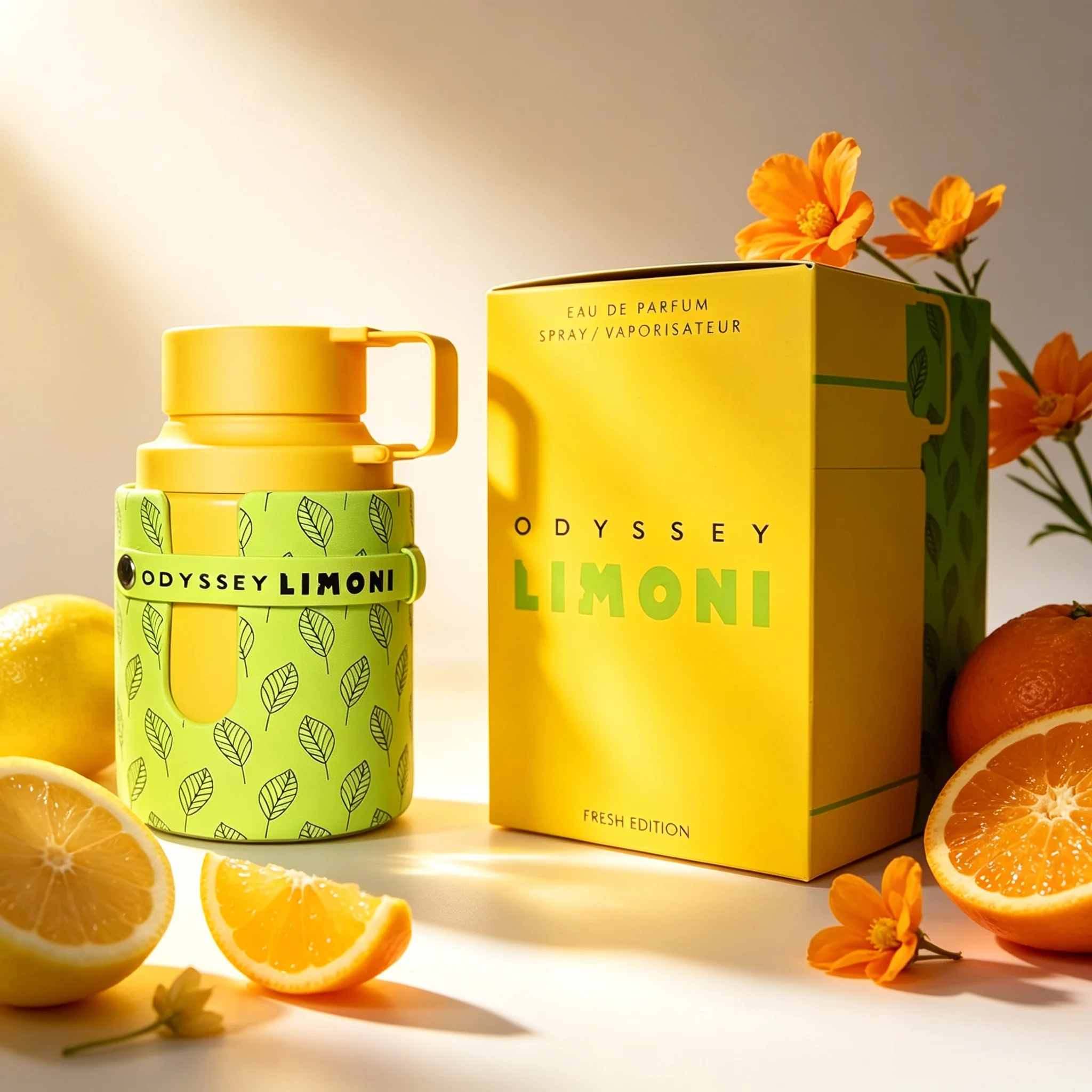 Armaf Perfumes Odyssey Limoni Fresh Edition Eau De Parfum For Her & Him 100ml, Perfume For Women, Perfumes For Men, Long Lasting Scent, Citrus Floral Fragrance