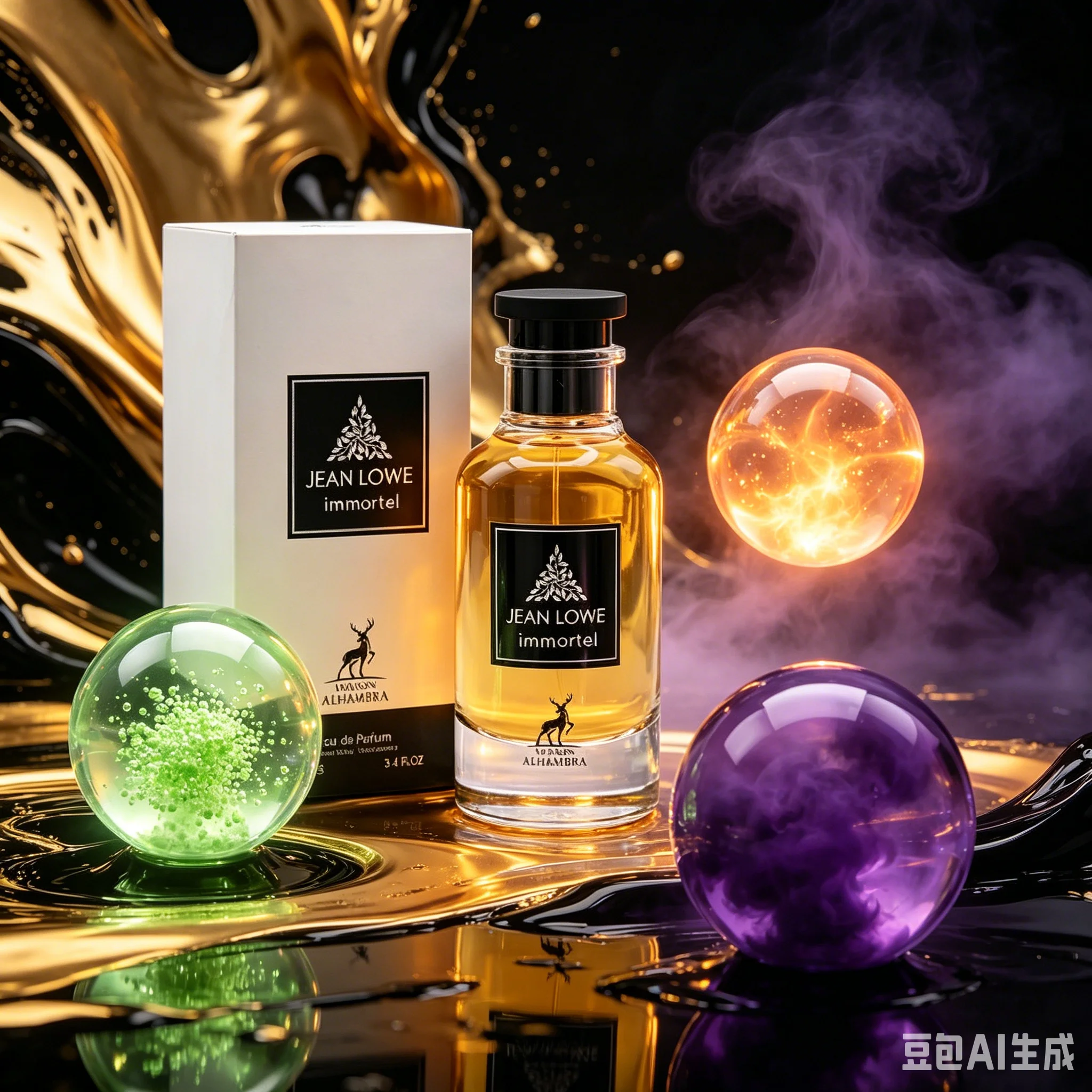 Jean Lowe Immortel Eau De Parfum, 100ml | Maison Alhambra | Long-Lasting Elegant Fragrance for Men | Modern Classic Scent