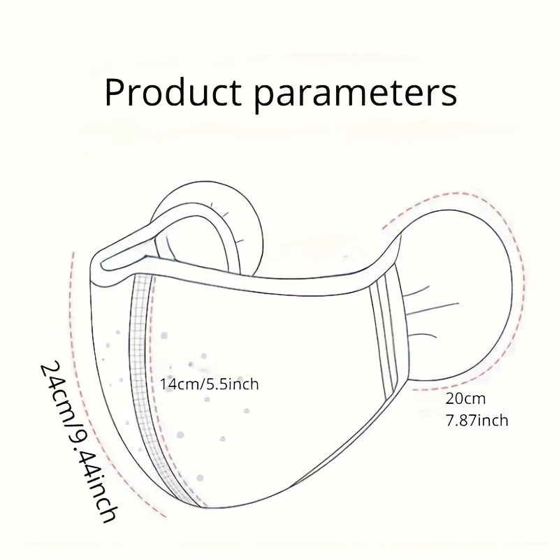 Winter Windproof and Cold Proof Warm Face Mask with Earmuffs for Men and Women Outdoor Face Mask for Winter
