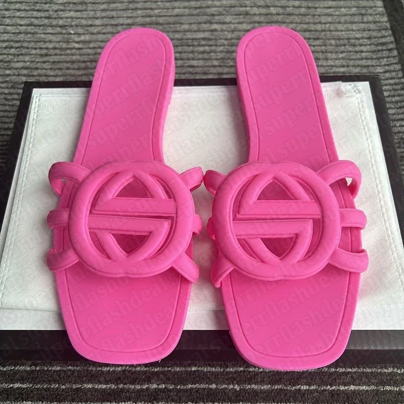 2026 Ladies' Candy-colored Fashionable and Versatile Casual Anti-slip Beach Simple Style Women's Slippers