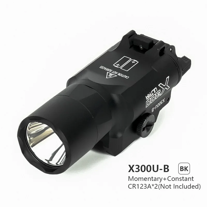 Tactical SF X300UB X300U-B X300U Metal Flashlight 1000 Lumen LED White Light Strobe Hunting X300 Scout Light Fit 20mm Rail Outdoor Lighting