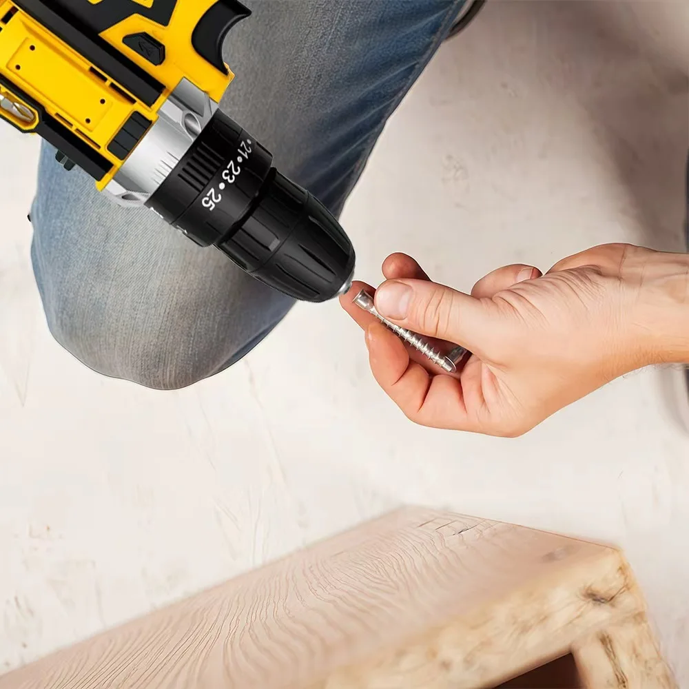 12V Cordless Electric Drill Portable Adjustable Rechargeable Lithium Ion Battery Power Driver 3/8 Inch Mini Wireless Electric Screwdriver Pistol Household Impact Hand Drill Tool Compatible with MT Battery Home Repair Power Tools