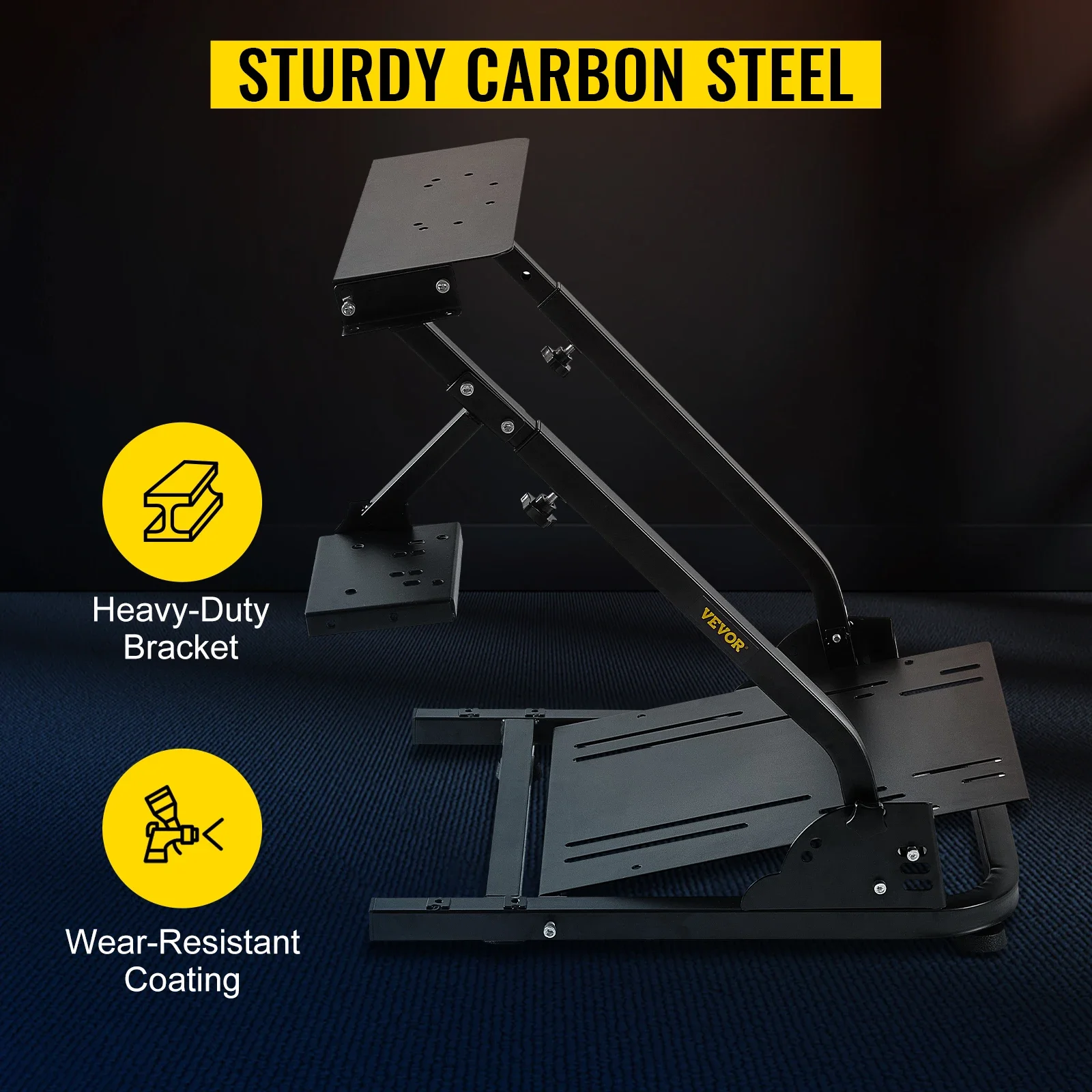 SIHAO Gaming Wheel Stand G27 G29 G920 T300R, Racing Simulator Steering Support for Xbox PS4 PlayStation, Cockpit Mount Stand