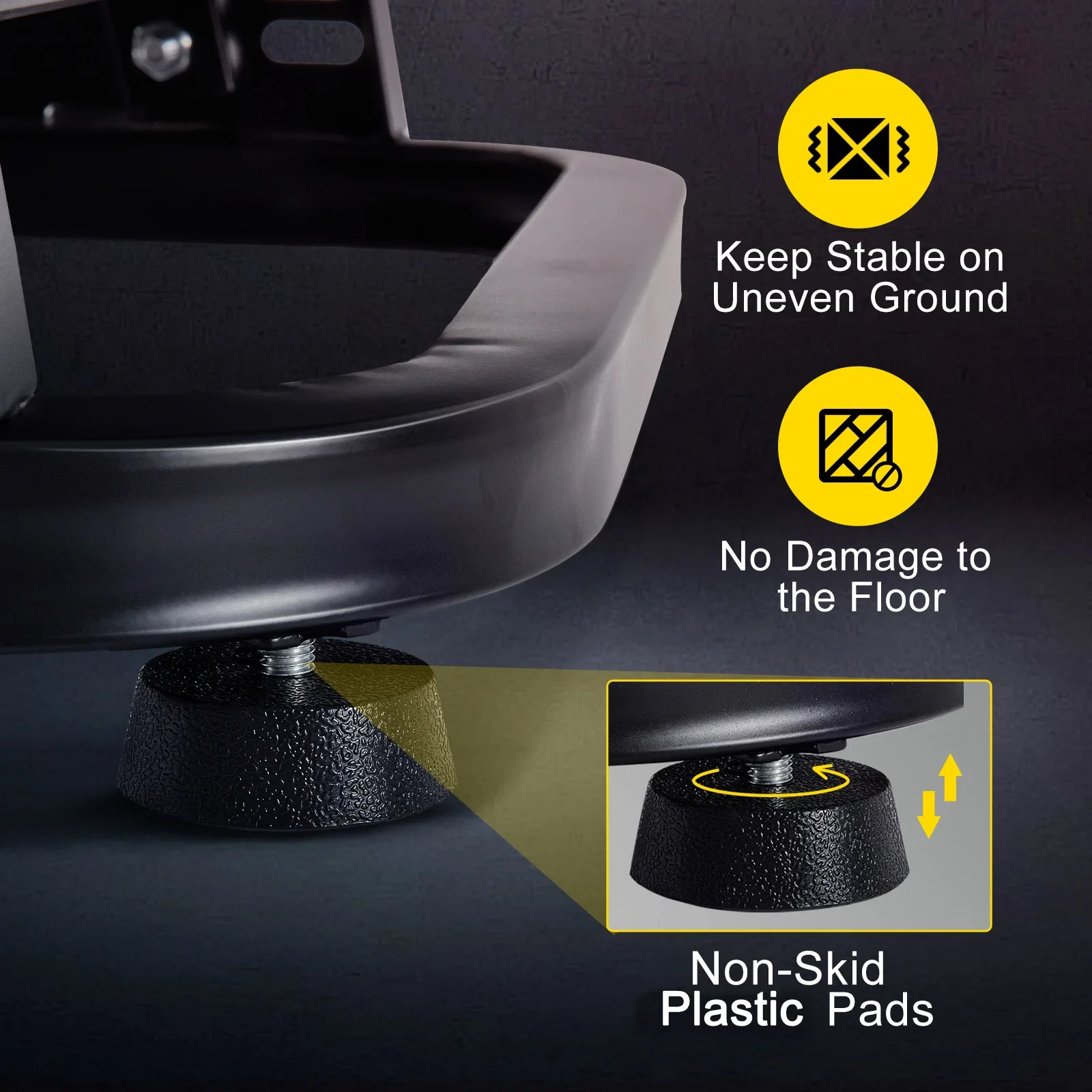SIHAO Gaming Wheel Stand G27 G29 G920 T300R, Racing Simulator Steering Support for Xbox PS4 PlayStation, Cockpit Mount Stand