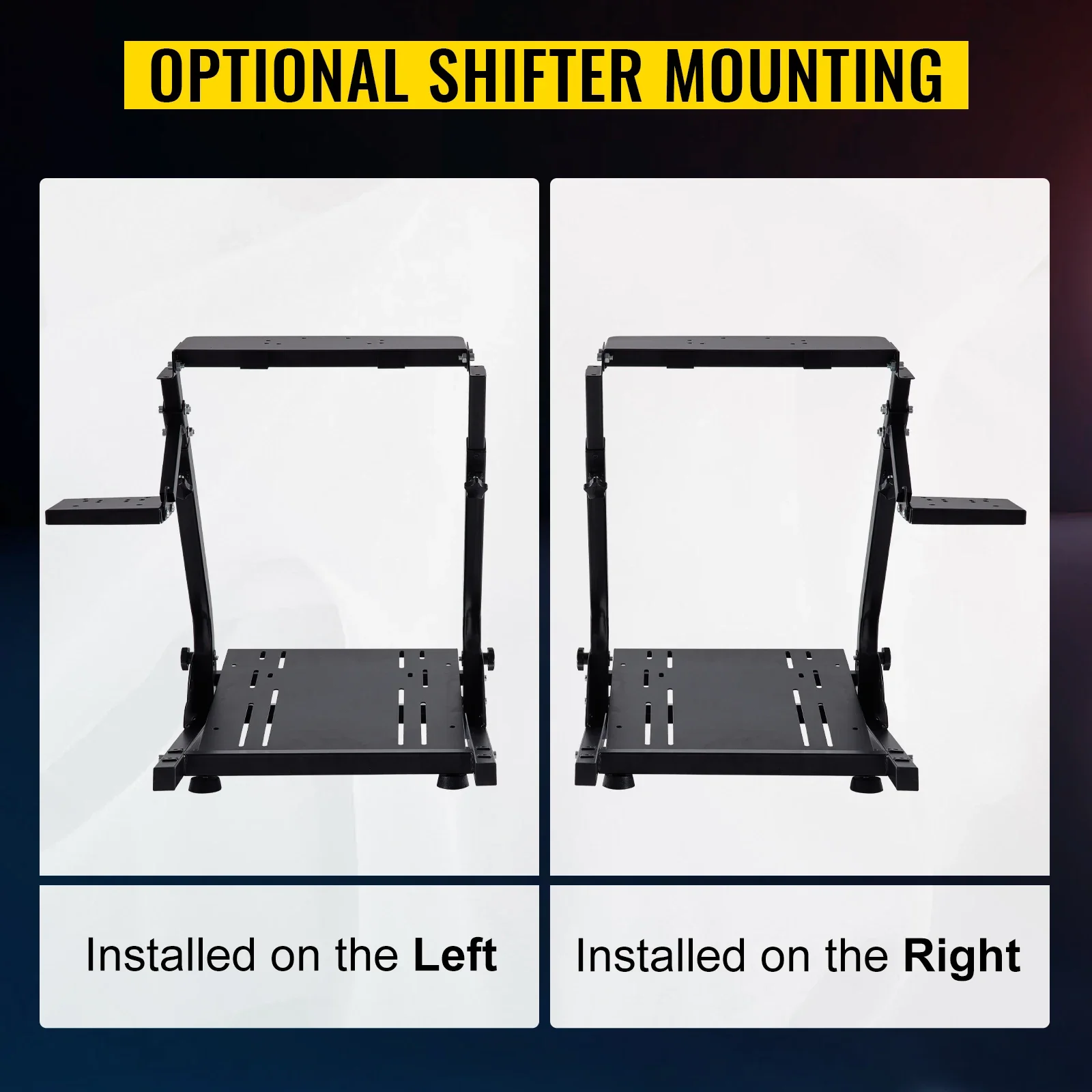 SIHAO Gaming Wheel Stand G27 G29 G920 T300R, Racing Simulator Steering Support for Xbox PS4 PlayStation, Cockpit Mount Stand