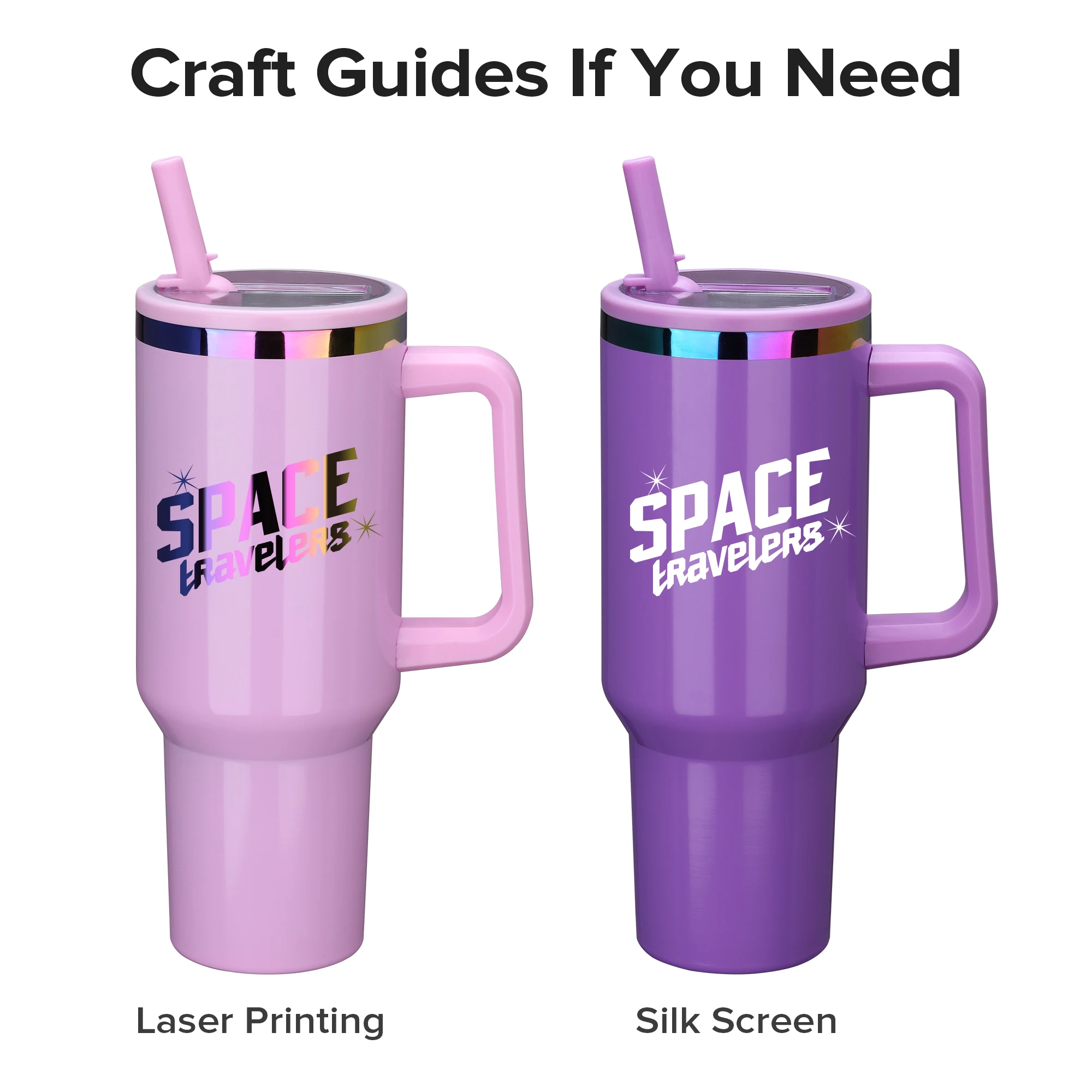 12 Pack 40 oz Rainbow Wide Mouth Tumbler with Handle, Suitable for Laser Engraving, Keeping Hot and Cold (Color Mixing)
