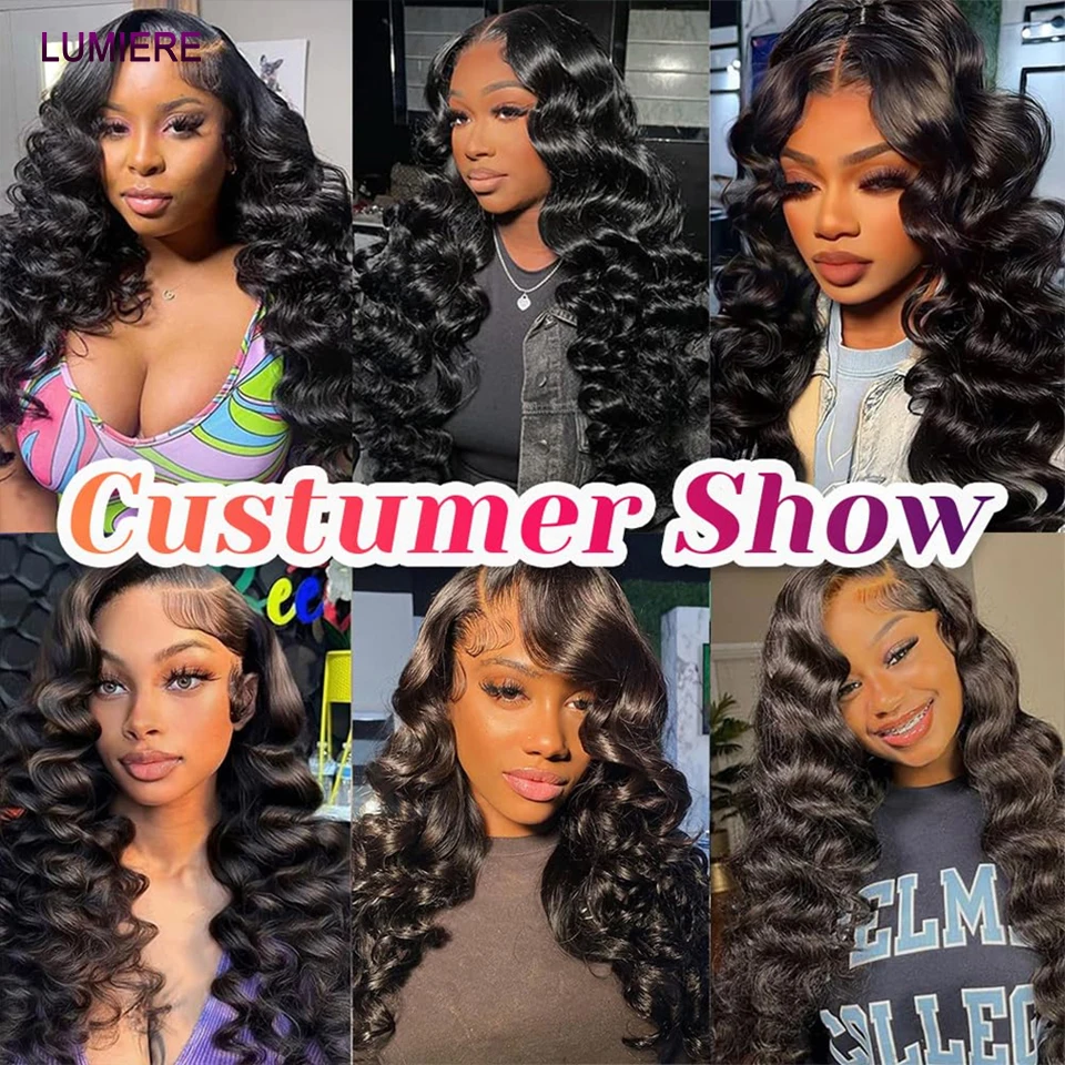 Loose Deep Wave Bundles  Raw Virgin Human Hair Brazilian 30 32 Inch Curly Hair Bundles  Human Hair Extensions Wholeasle 8-40 Inch Natural Wave Raw Human Hair Extensions Virgin Deep Wave Hair Bundles Wet And Wavy Hair Bundles 3/4 Pcs Extension