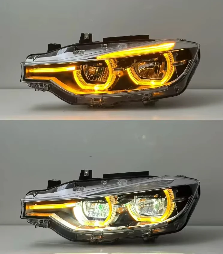 Car LED Headlight For BMW 3 Series F30 F31 F35 2013-2018 Yellow White Amber DRL Fog Turn Signal Lamp Plug and Play