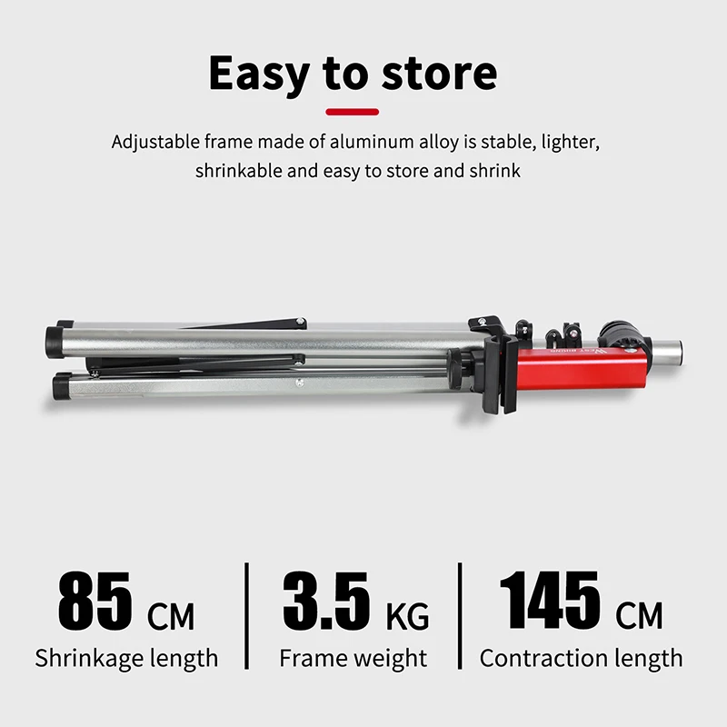 WEST BIKING Portable Bike Repair Stand Aluminum Alloy MTB Road Bicycle Repair Workstand Adjustable Storage Display Stand