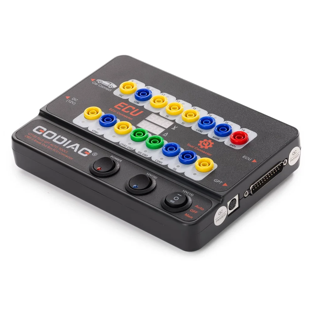 GODIAG GT100 PLUS GPT ENET DOIP 24V-12V AUTO TOOLS OBD II Break Out Box ECU Connector