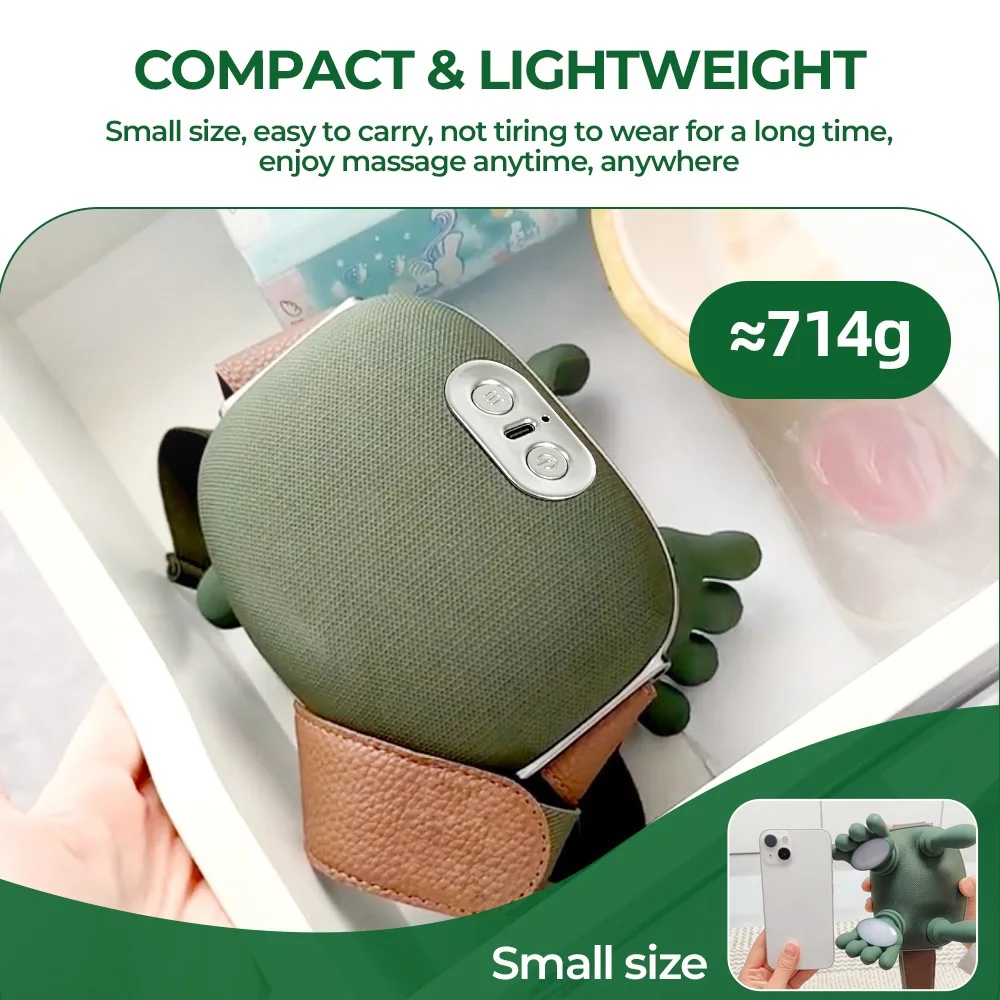 Bionic Finger Neck Shoulder Massager Wireless Neck Cervical Trapezius 4D Kneading Body Back Hand Massage Shawl Brushless Motor