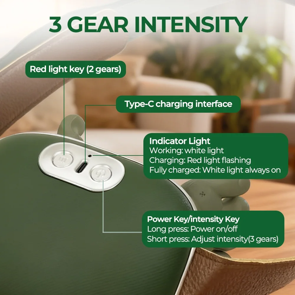 Bionic Finger Neck Shoulder Massager Wireless Neck Cervical Trapezius 4D Kneading Body Back Hand Massage Shawl Brushless Motor