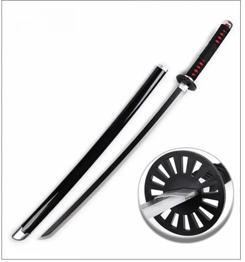 40inch Glow Demon Slayer Katana Kimetsu Tanjirou Cosplay Prop Sword Real Size Japanese Katana Led Lightsabre Samurai Toy Gift