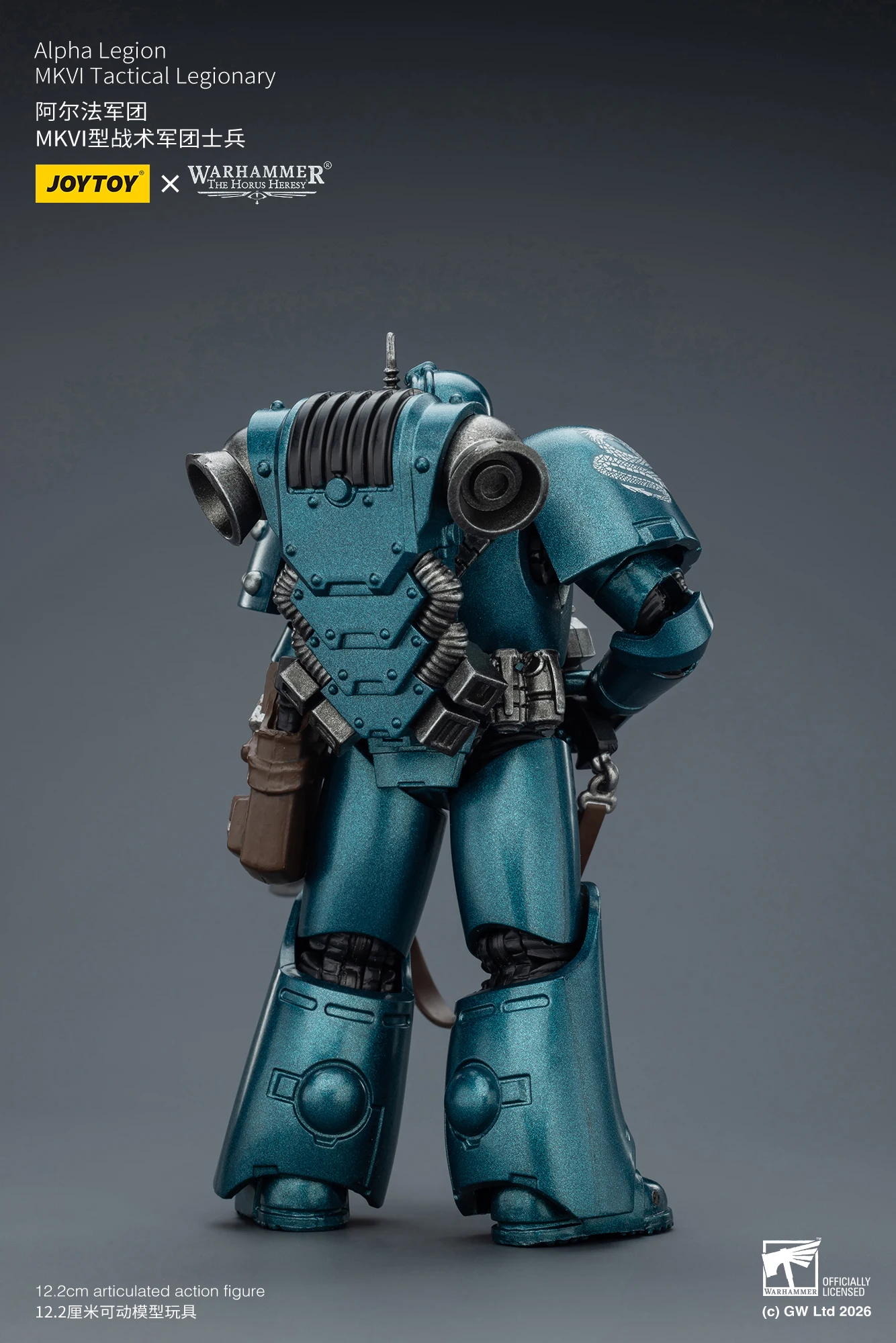 JOYTOY Warhammer 30K 1/18 Action Figure Alpha Legion MKVI Tactical Legionary Anime Military Model
