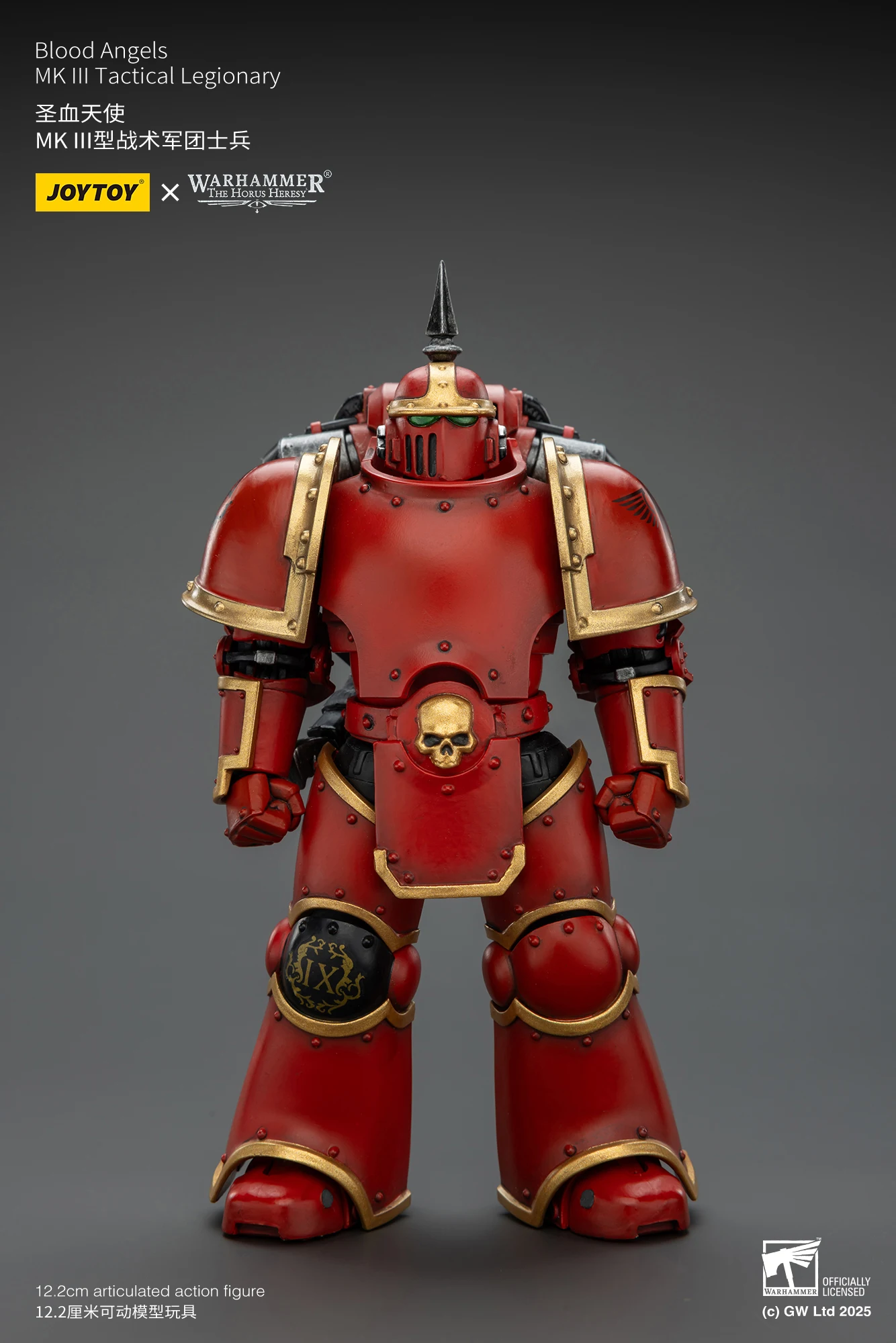 JOYTOY Warhammer 30K 1/18 Action Figure Blood Angels MK lll Tactical Legionary Anime Military Model