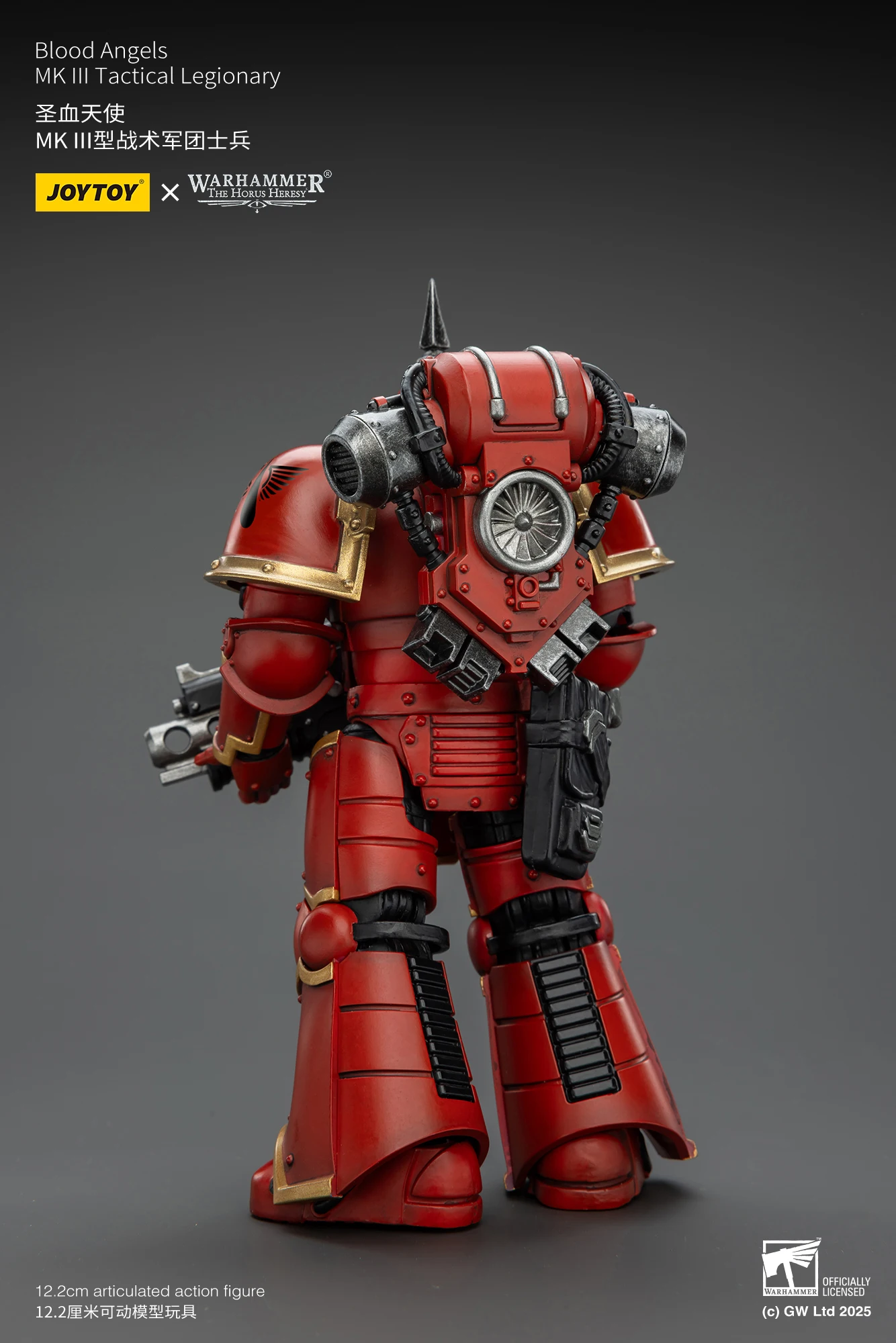 JOYTOY Warhammer 30K 1/18 Action Figure Blood Angels MK lll Tactical Legionary Anime Military Model