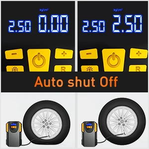 Nilight Tire Inflator Portable Air Compressor, Car Air Pump 150PSI Digital Tire Pressure Gauge Auto Shutoff Tire Pump for Car
