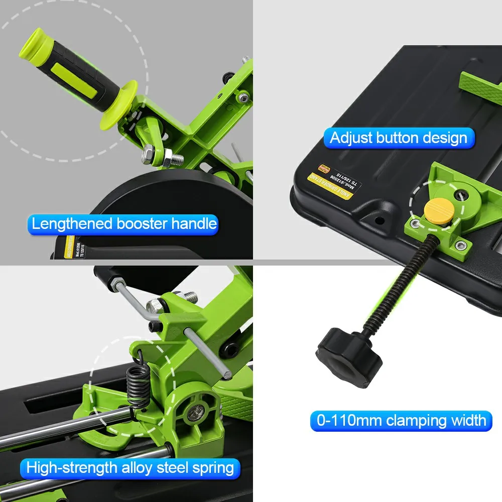 ALLSOME 1pc 100-125 Angle Grinder DIY Angle Grinder Stand Grinder Holder Support Bracket Holder BG-612506