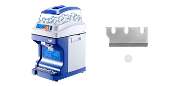 SucceBuy Commercial Ice Shaver Crusher 441LBS/H with 11LBS Hopper Electric Snow Cone Maker For Parties Events Snack Bar