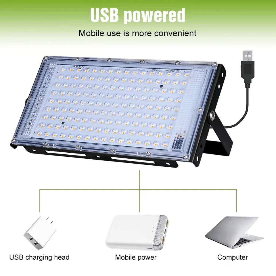 96 LEDs Red Light Therapy Lamp 660NM Infrared Light Therapy with Stand 660nm & 850nm Infrared Light Device for Facial Anti Aging Skin Care Beauty USB Beauty Lamp for Skin Brightening Sleep Yoga Adjustable Beauty Health