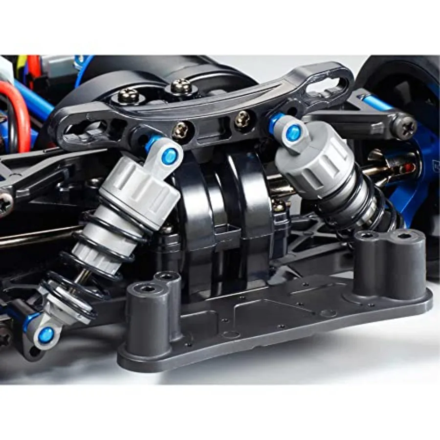 47326 47326-1:10 RC TT-02R Kit, Remote Controlled Car/Vehicle, Model Building, Chassis, Hobby, Black