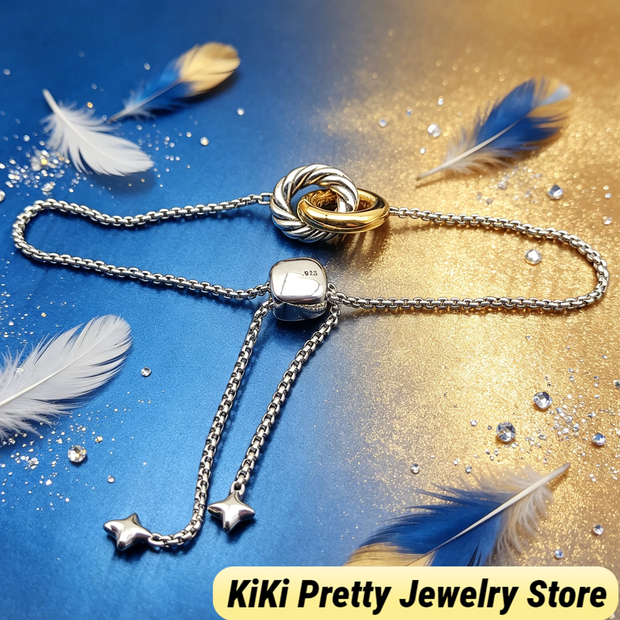 2026 New Dav High-Quality Bracelet Series Fashion Dainty Sparkling Rhinestone Beaded Bracelet Elegant Wrist Jewelry for Women Party Daily Decoration