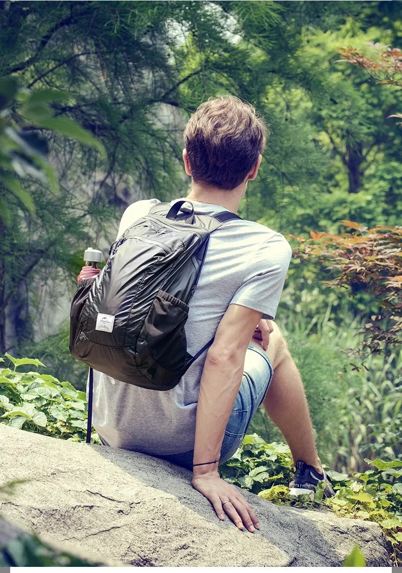 Naturehike Outdoor Backpack Lightweight 18L for Travel Trekking Running Mountaineering Backpack Durable Hiking Daypack