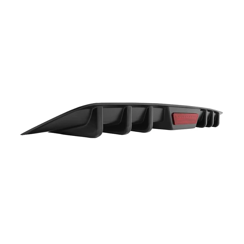 Universal Rear Shark Fin Diffuser Bumper Spoiler Lip LED Lights For Honda Accord 2012-2026 Car Accessories
