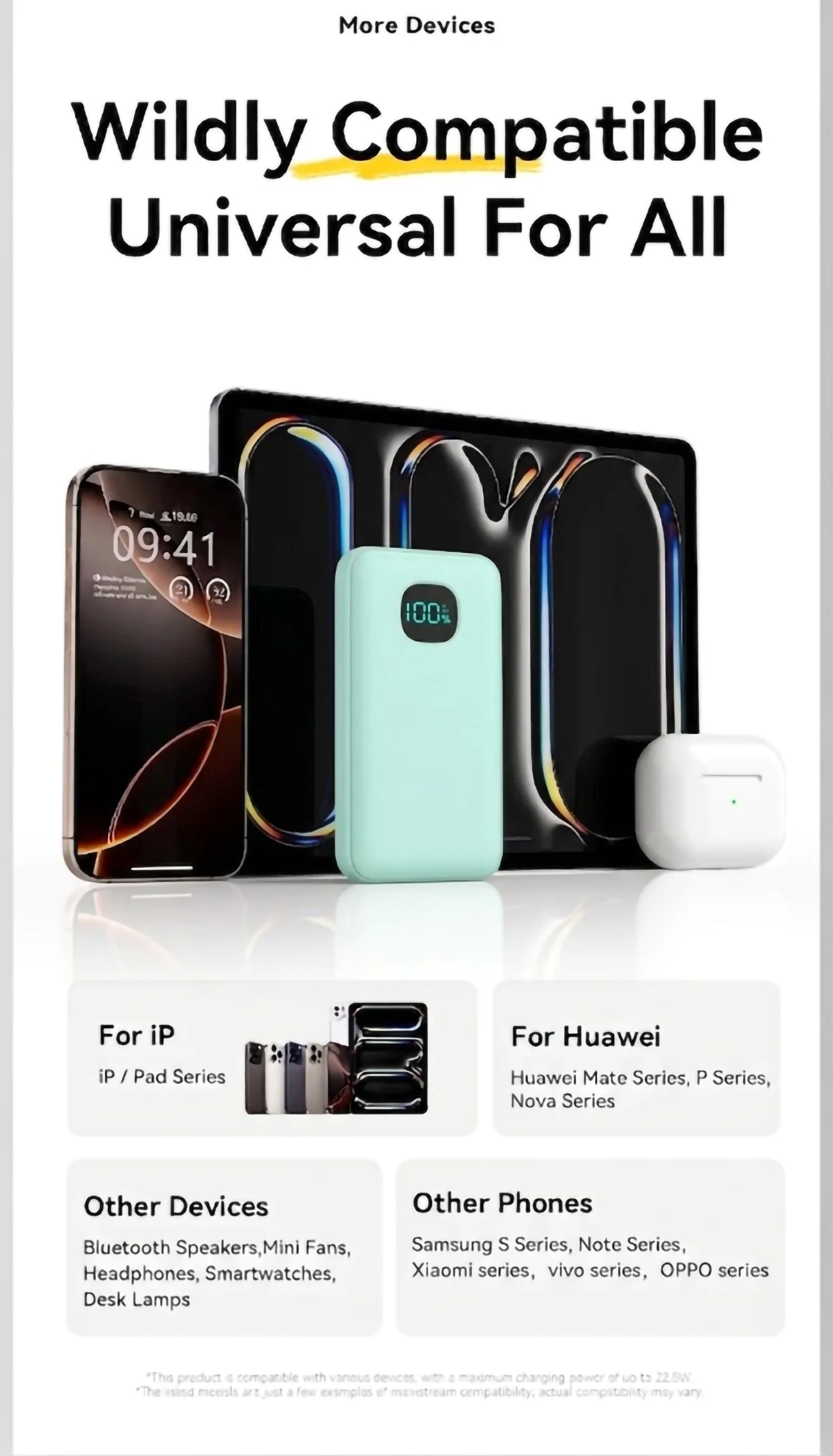 Built-in 3 Cables Power Bank 13800mAh 18W PD Fast Charge Portable Charger LED Display External Battery Pack All in One Travel Power Supply For iPhone 16 15 14 Pro Max Samsung Galaxy S25 S24 Ultra Google Pixel iPad Tablet
