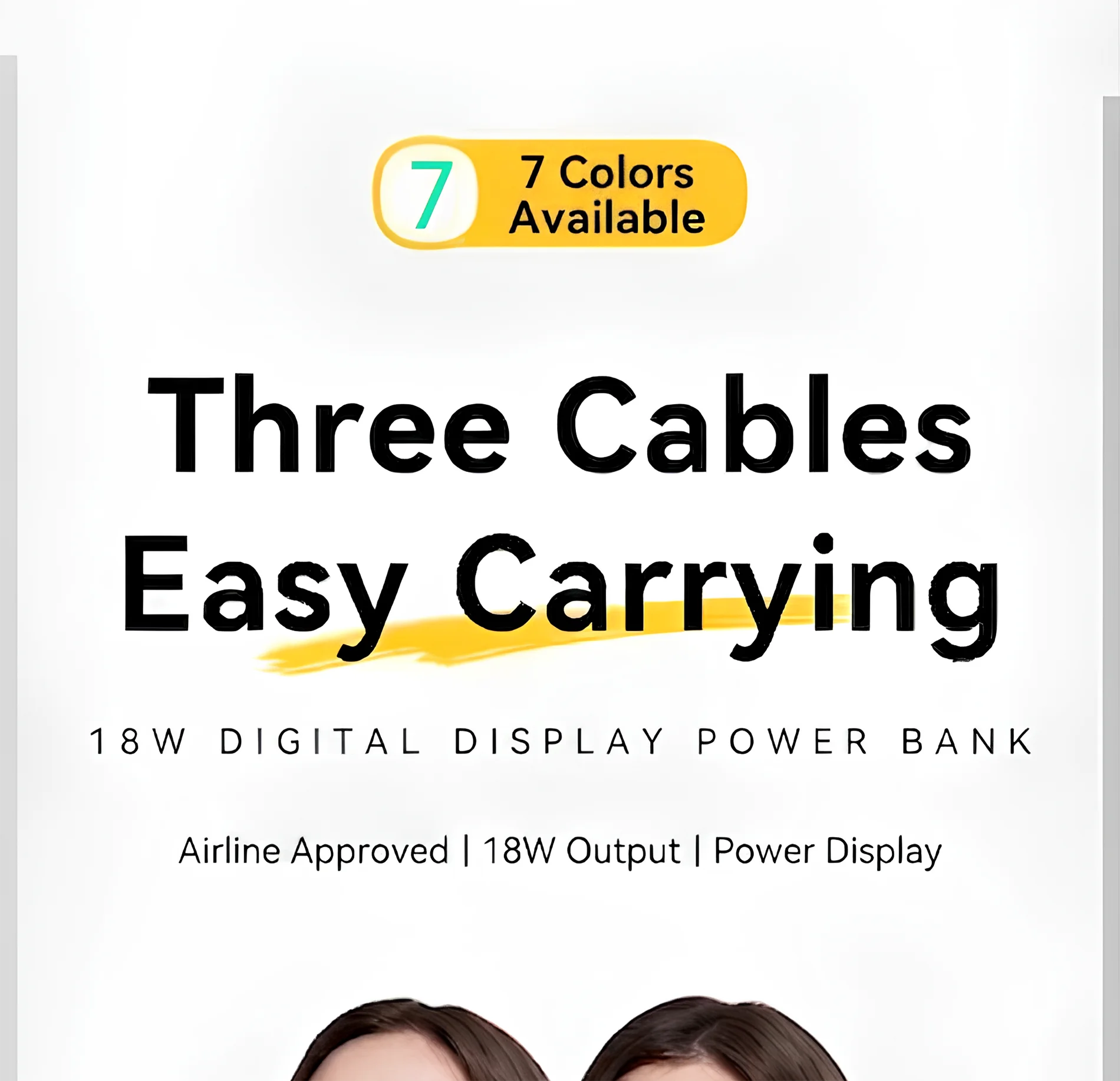 Built-in 3 Cables Power Bank 13800mAh 18W PD Fast Charge Portable Charger LED Display External Battery Pack All in One Travel Power Supply For iPhone 16 15 14 Pro Max Samsung Galaxy S25 S24 Ultra Google Pixel iPad Tablet