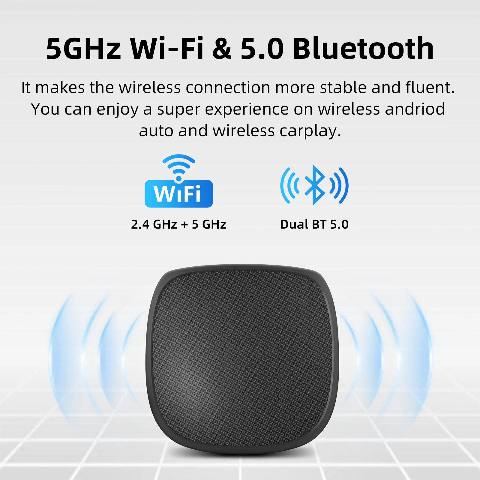 Full Android 13 CarPlay Ai Box CarPlay Android Auto Wired to Wireless Android Qualcomm Octa-core Netflix Youtube Support HDMI Output Plug and Play