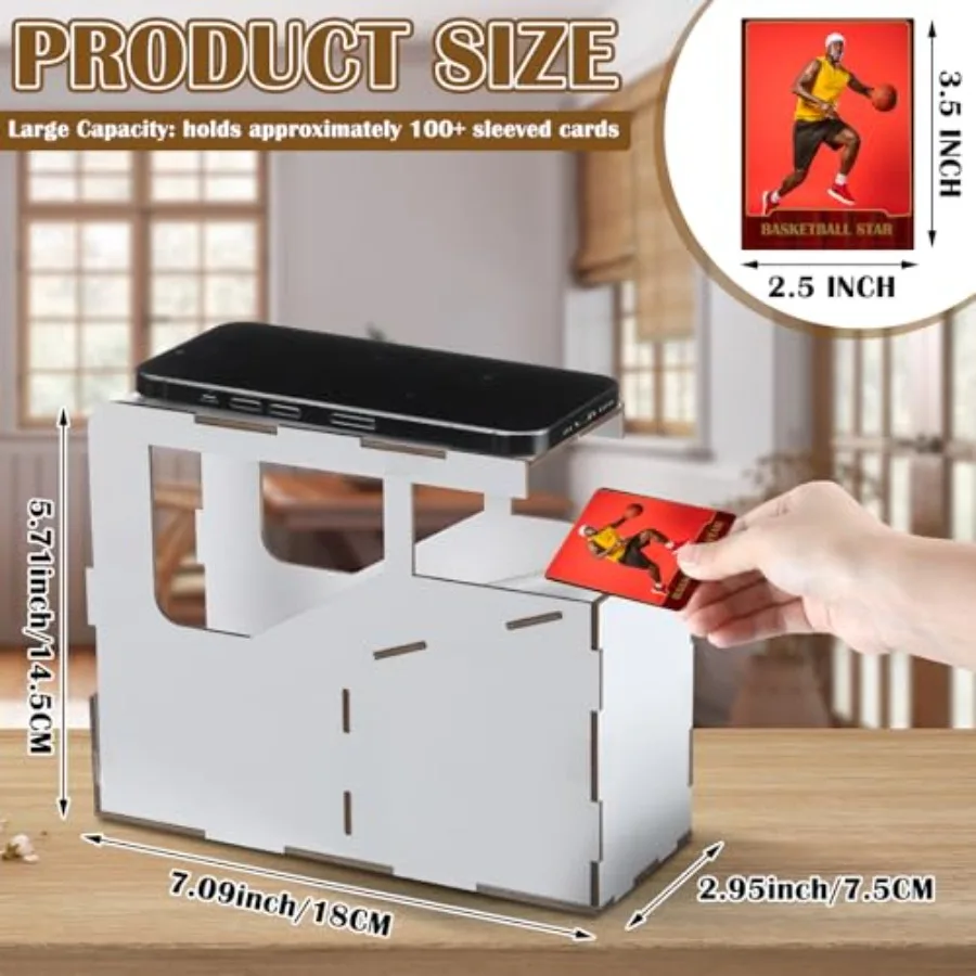 Trading Card Scanner Stand Standard Trading Card Scanner Phone Holder Quickly Scan and Price Check Compatible with MTG Magic TC