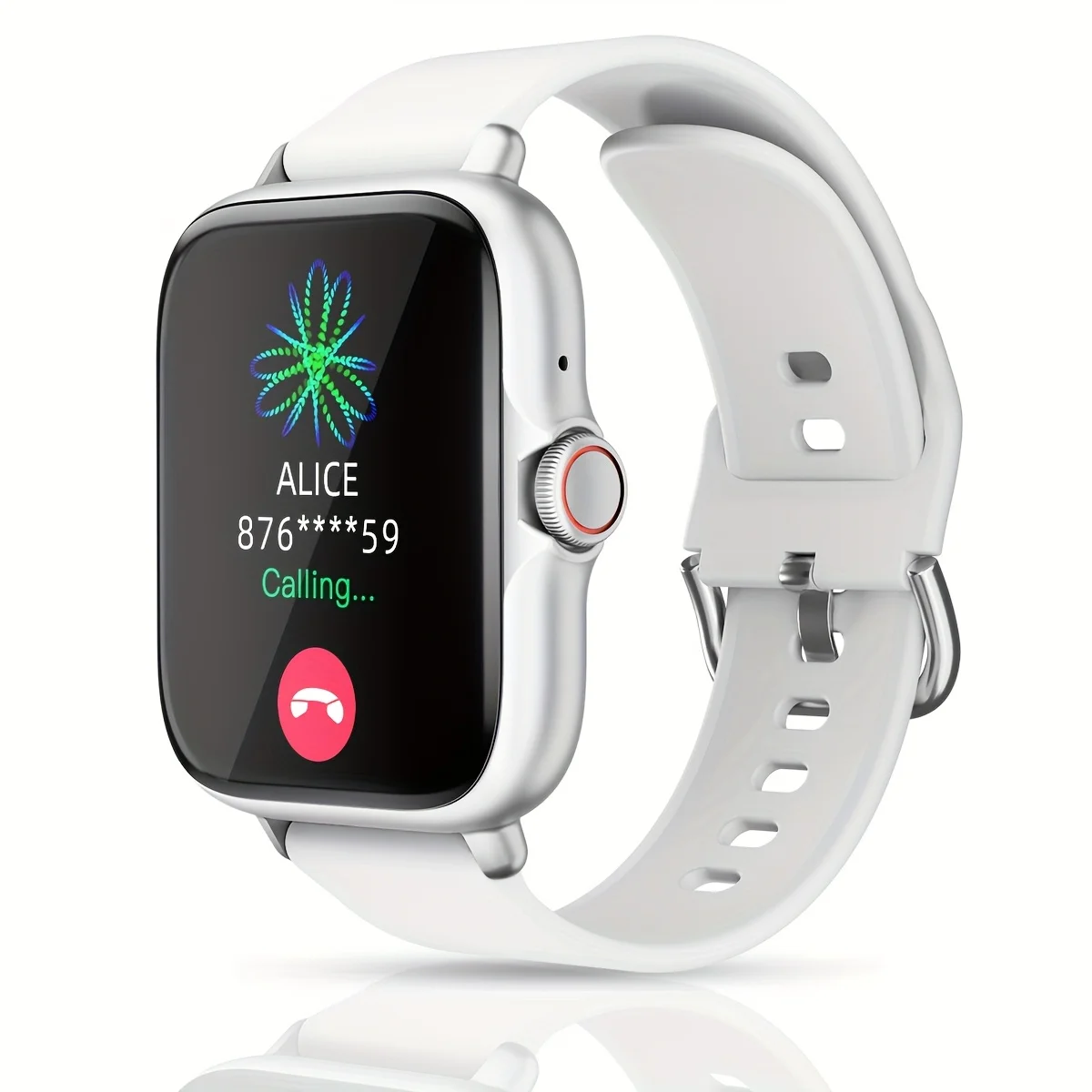 Smart Watch Compatible for iPhone & Android, Wireless Call, HD Touch Screen Fitness Tracker with Pedometer, Step Tracker, Music,Weather Display,Wireless Smartwatch for Men & Women