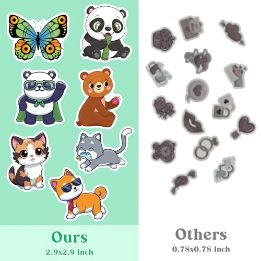 100 PCS Water Bottle Stickers for,Cute Aesthetic Sticker Pack - Waterproof Vinyl Kawaii for Girls Boy Classroom Prizes, Party F