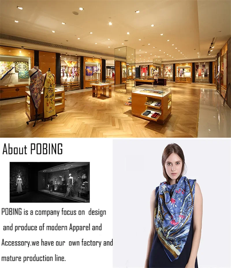 90CM Twill Silk Scarf Luxury Branded Horse Printed Square Scarves Women Hijabs Bandana Foulard Neckerchief Head Scarves