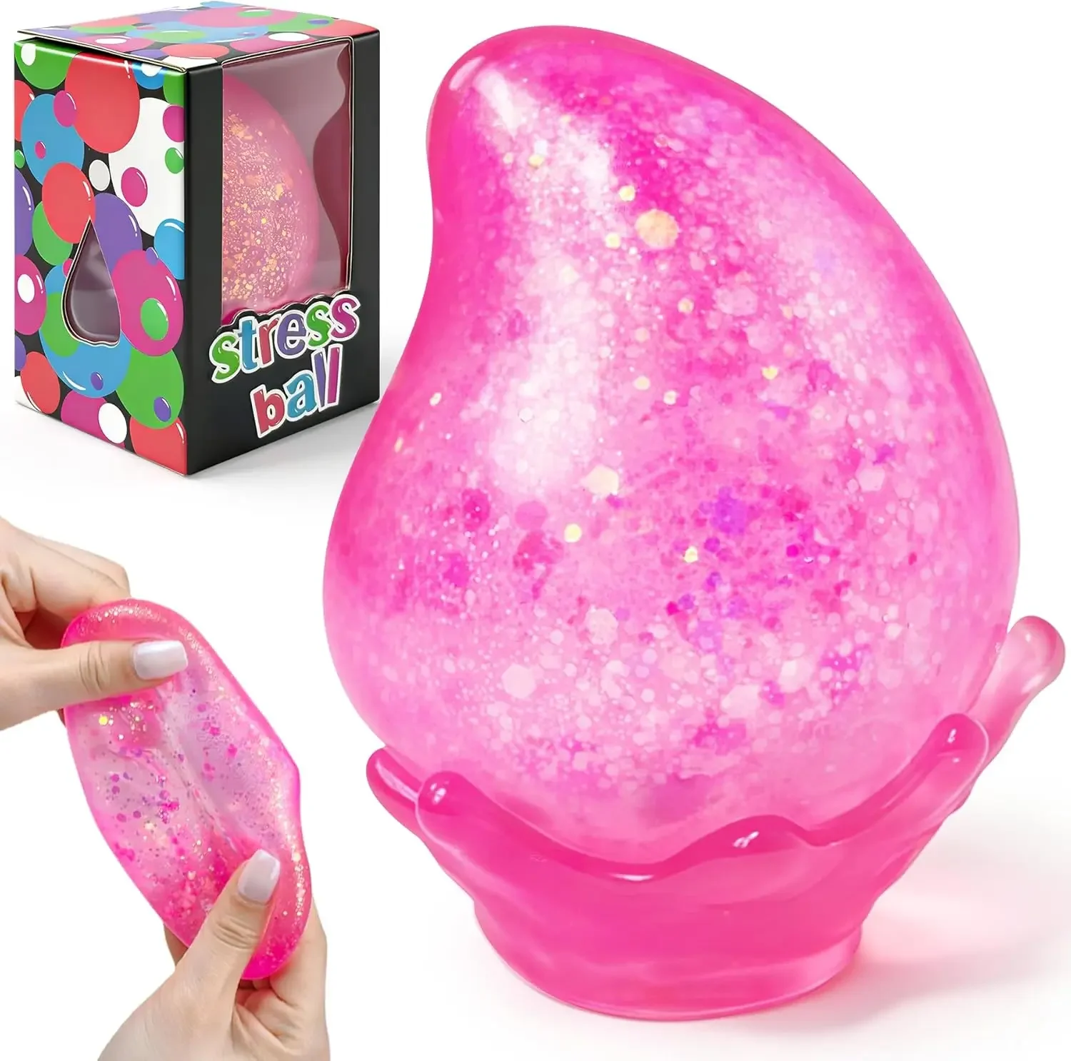 Cute Bear Maltose Squeeze Toy Dough Colorful Sensory Toy Creative New Item Desk Decoration Stress Relief Doll