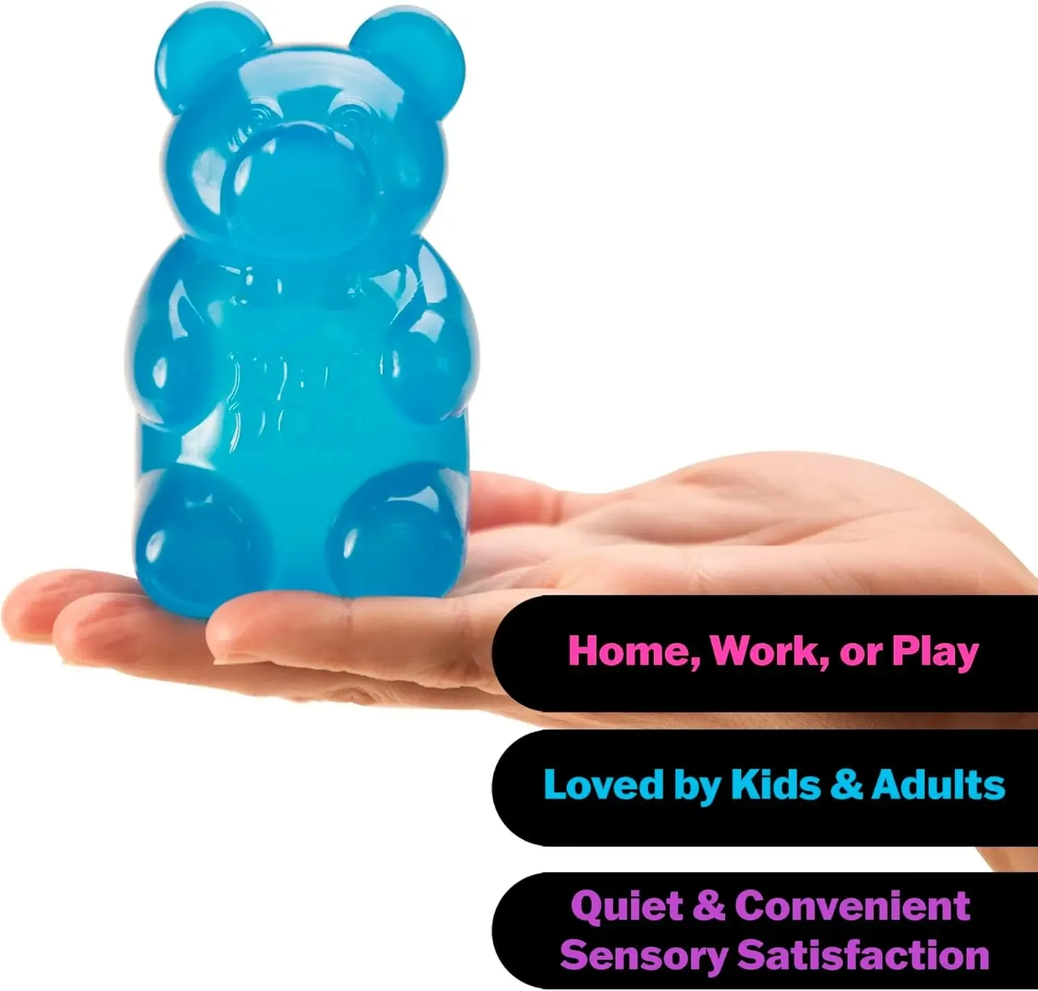 Cute Bear Maltose Squeeze Toy Dough Colorful Sensory Toy Creative New Item Desk Decoration Stress Relief Doll