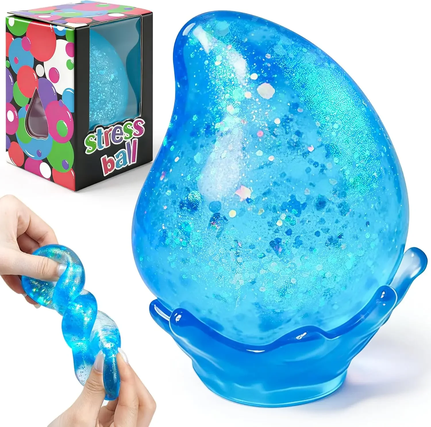 Cute Bear Maltose Squeeze Toy Dough Colorful Sensory Toy Creative New Item Desk Decoration Stress Relief Doll