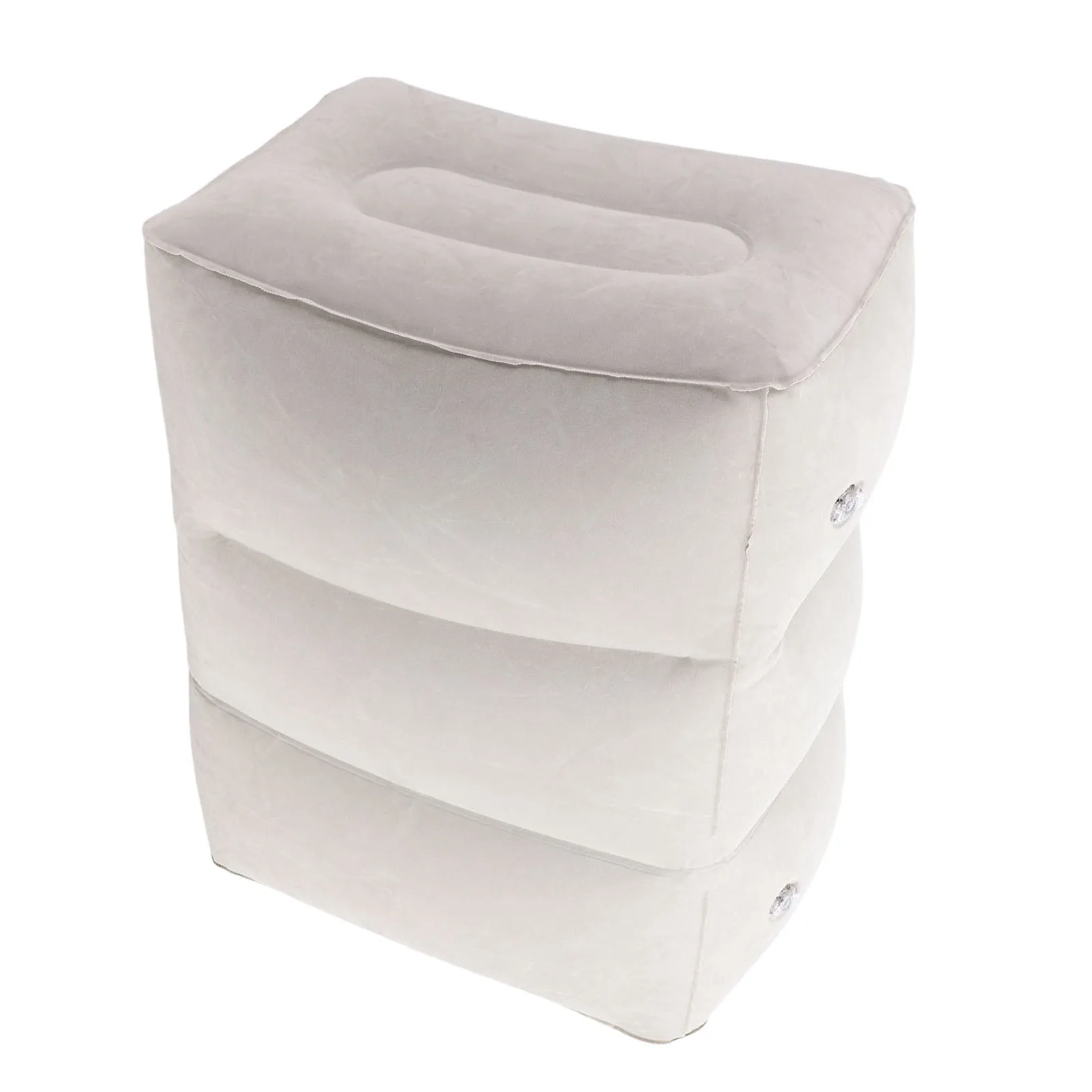 Inflatable Foot Rest Pillow Toddler Airplane Bed Adjustable 3 Layers Height Leg Rest Pillow Airplane Travel Essentials