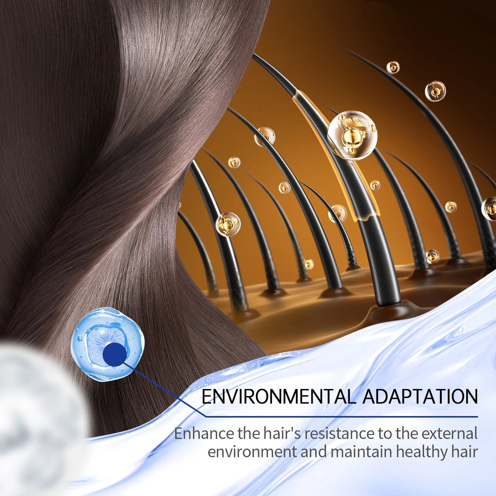 Copper Peptide Hair Density Serum Nourishing Scalp Strengthening Hair Follicles Anti Breakage Fuller Healthier Hair Lightweight & Fast Absorbing