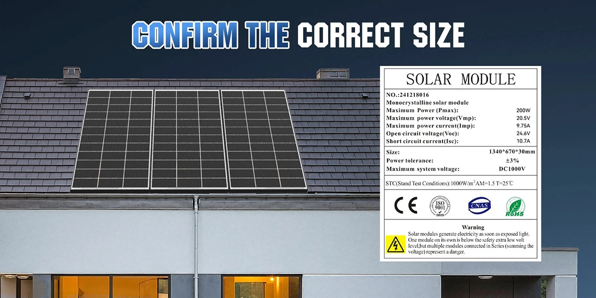 RVPOZWER 200W/400W/800W Bifacial Solar Panel 18BB N-Type Mono Cells High-Efficiency PV Power for Home Rooftop Off-Grid Outdoor