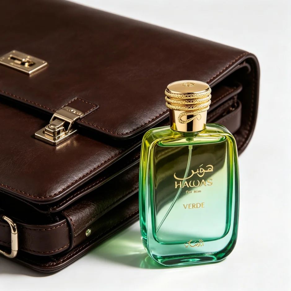 Havvas Verde For Men Eau De Parfum 100ML, Premium Long-Lasting Fresh Woody Aromatic Fragrance, Elegant Masculine Scent with Vibrant Green Notes, Ideal for Daily Wear, Business Meetings, Travel, Parties and Special Occasions, Luxury Cologne Gift for Men